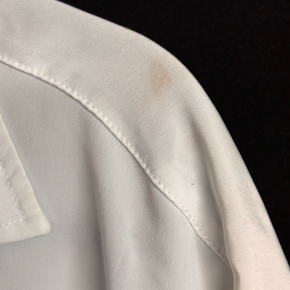 MICHIGAN WOLVERINES Button Up Short Sleeve Bowling Style Shirt Men's L - Picture 6 of 6